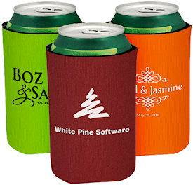 Wedding Can Cooler : Printed Samples - Foam Can 01